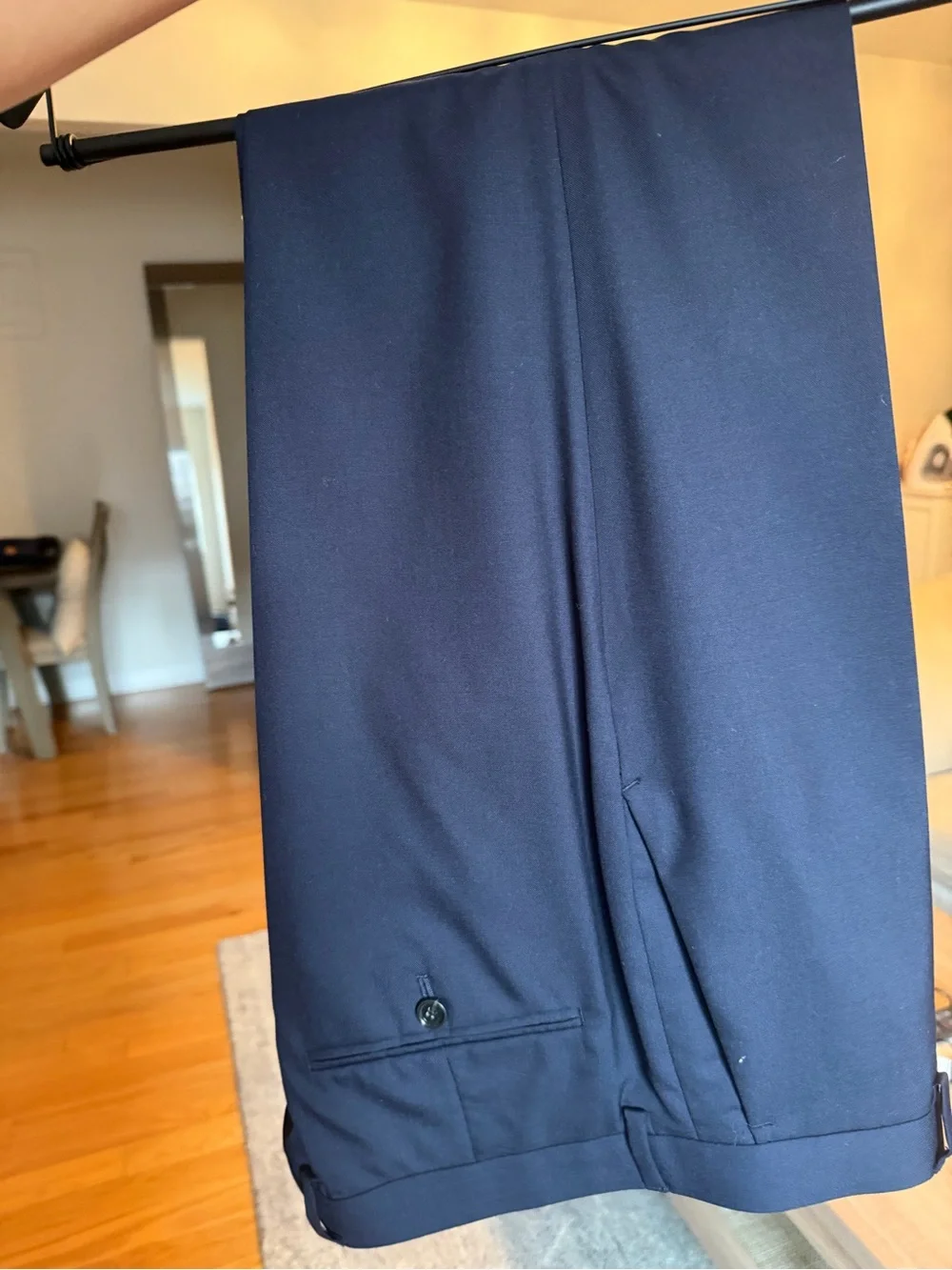 J. Crew Men's Dark Navy Two-Button Suit Blazer - 32/32 Pants and 38R jacket.